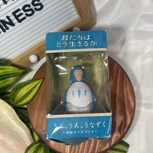 Studio Ghibli The Boy and The Heron Nodding Mascot Figure Bandai Namco Japan